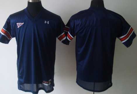 Mens Auburn Tigers Customized Navy Blue Jersey->customized ncaa jersey->Custom Jersey